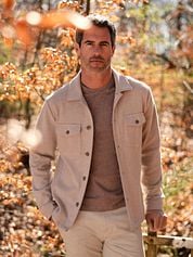 R2 Overshirt Ribcord Beige