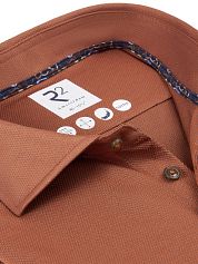 R2 Shirt Dobby Poplin Brique