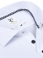 R2 Shirt Dobby Knitted White