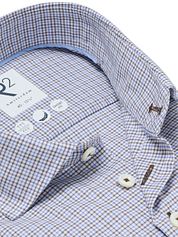 R2 Shirt Classic Checks Blue