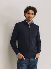 State Of Art Cardigan Wool Blend Navy