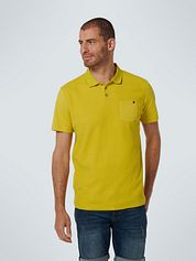 No Excess Polo Shirt Jacquard Mix Lime