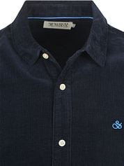 Scotch and Soda Solid Corduroy Shirt Black 
