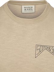 Scotch and Soda Sweater Logo Beige
