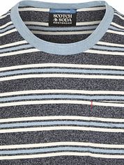 Scotch And Soda T-shirt Stripes Blue