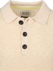 Scotch and Soda Waffle stitch dropped shoulder long