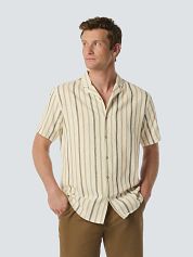 No Excess Short Sleeve Shirt Linen Ecru