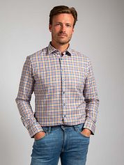 Suitable Shirt Red Yellow Checkered