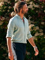 NZA Shirt Cody Linen Blend Green