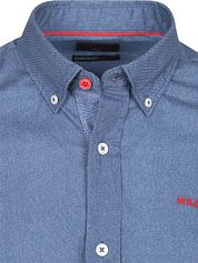 NZA Shirt James Oban Poplin Blue