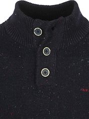 NZA Pullover Mocker Conor Melange Icon Navy