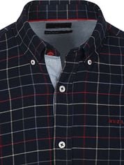 NZA Shirt Bruce Waihi Light Flannel Check Icon Navy