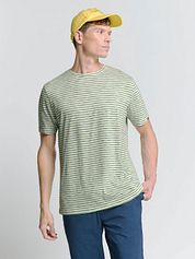 No Excess Stripes T-Shirt Green