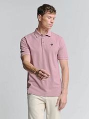 No Excess Polo Shirt Piqué Mauve