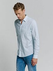 No Excess Shirt Print Light Blue