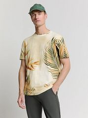 No-Excess T-Shirt Crewneck Print Ecru