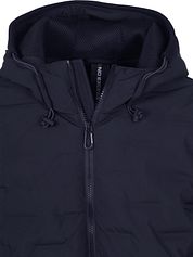 No Excess Jacket Knitted Sleeve Navy