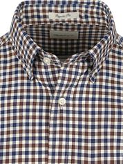 Gant Casual Shirt Twill Plaid Brown