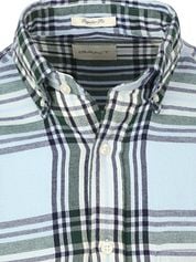 Gant Shirt Flannel Checks Blue