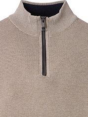 Casa Moda Halfzip Pullover Structure Beige