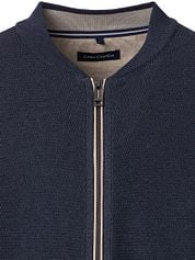 Casa Moda Pullover Zip Structure Navy
