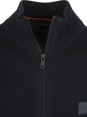 BOSS Kanozip Cardigan Dark Blue