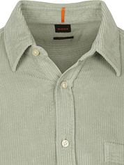 BOSS Relegant Shirt Corduroy Green