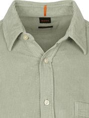 BOSS Relegant Shirt Corduroy Green
