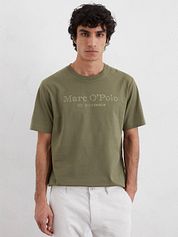 Marc O'Polo T-Shirt Logo Dark Green