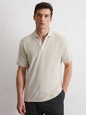 Marc O'Polo Polo Shirt Riva Terry Cloth Ecru