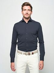 John Miller Shirt Hyperstretch Navy
