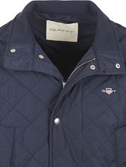 Gant Jacket Quilted Windcheater Navy