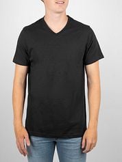 Slater 2-pack Basic Fit T-shirt V-neck Black