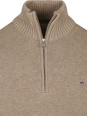 Gant Half Zip Pullover Beige 