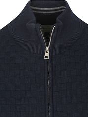 Gant Vest Texture Navy