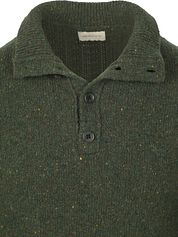 Gant Mocker Pullover Wool Blend Dark Green