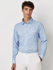 Desoto Shirt Kent Monochrome Blue 
