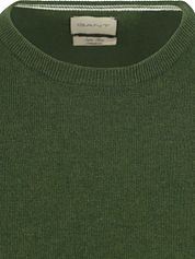 Gant Pullover Lambswool Moss Green