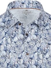 Desoto Shirt Print Floral Blue 