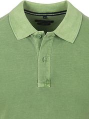 Casa Moda Polo Shirt Piqué Garment Dye Green