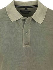 Casa Moda Polo Shirt Piqué Garment Dye Olive Green