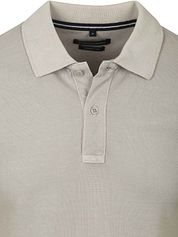 Casa Moda Polo Shirt Piqué Garment Dye Grey
