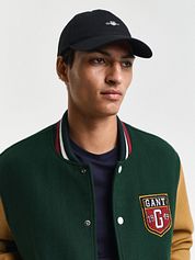 Gant Cap Cotton Black