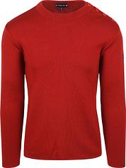 Armor-Lux Marin Goulenez Sweater Merino Wool Red