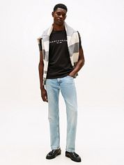 Tommy Hilfiger Logo T Shirt Black