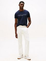 Tommy Hilfiger Logo T Shirt Navy