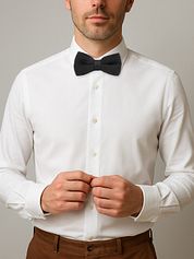 Suitable Bow Tie Knitted Black
