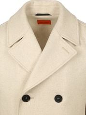 Suitable Coat Caban Wool Blend Ecru