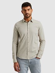 Cast Iron Shirt Twill Jersey Greige