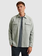 Cast Iron Overshirt Twill Green